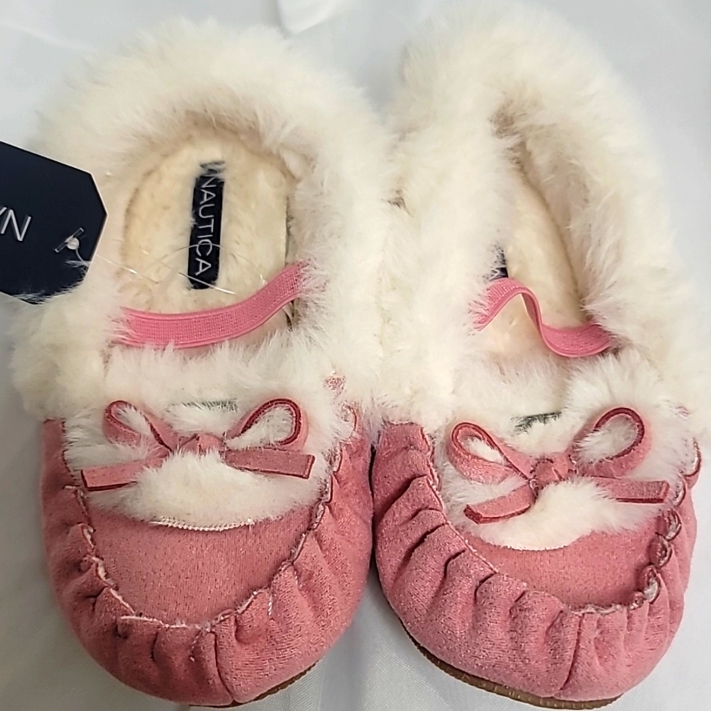 New/ nautica girls moccasin size 10